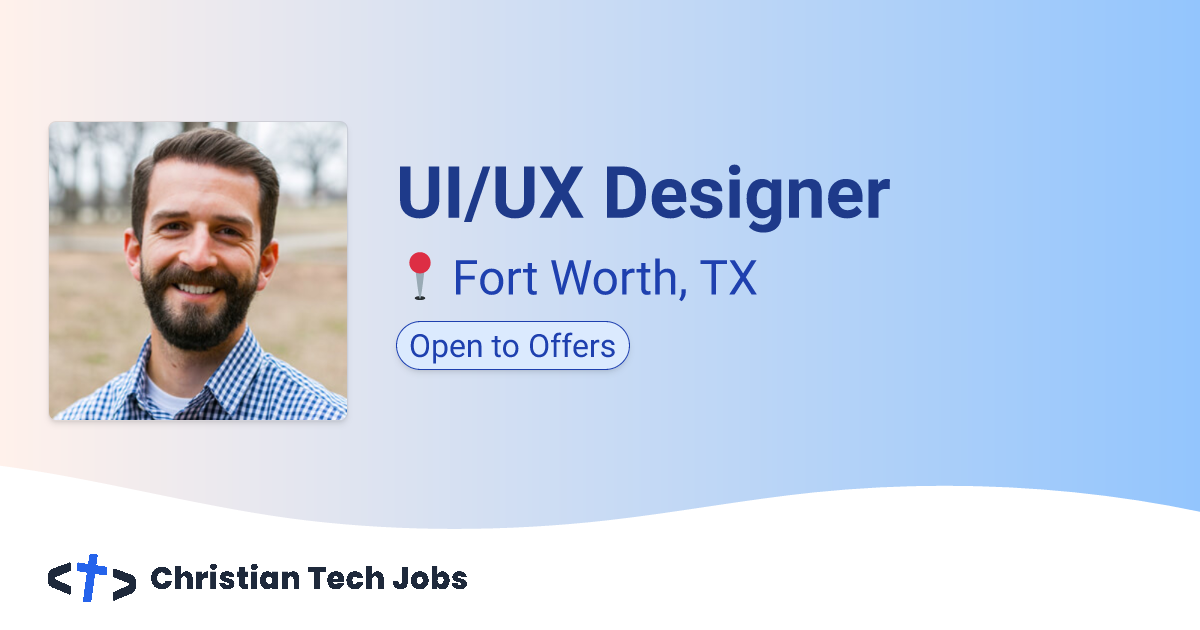 UI/UX Designer | Christian Tech Jobs