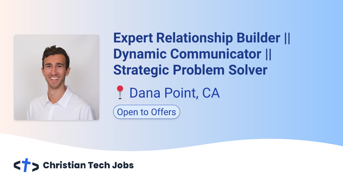 Expert relationship builder dynamic communicator strategic